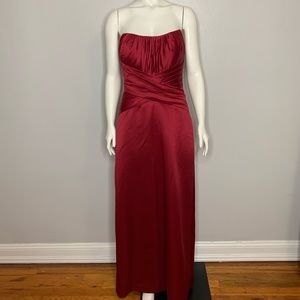 Bill Levkoff Evening Long Formal Gown | Wine